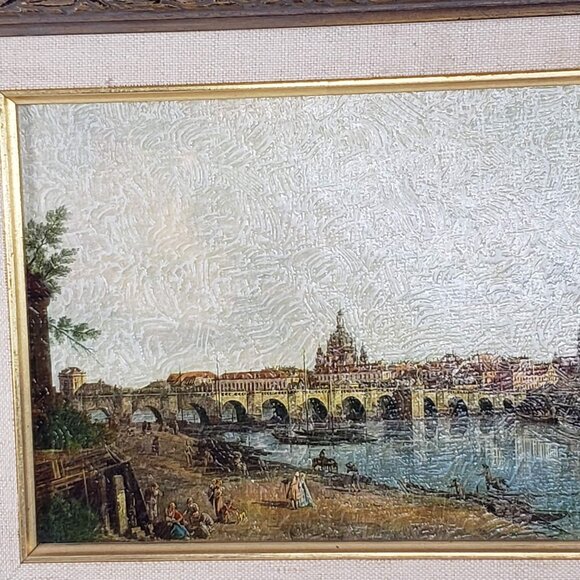 Rudolf Lesch Fine Arts Giovanni Antonio Canal Canaletto Dresden Views Print Fram - Picture 3 of 8
